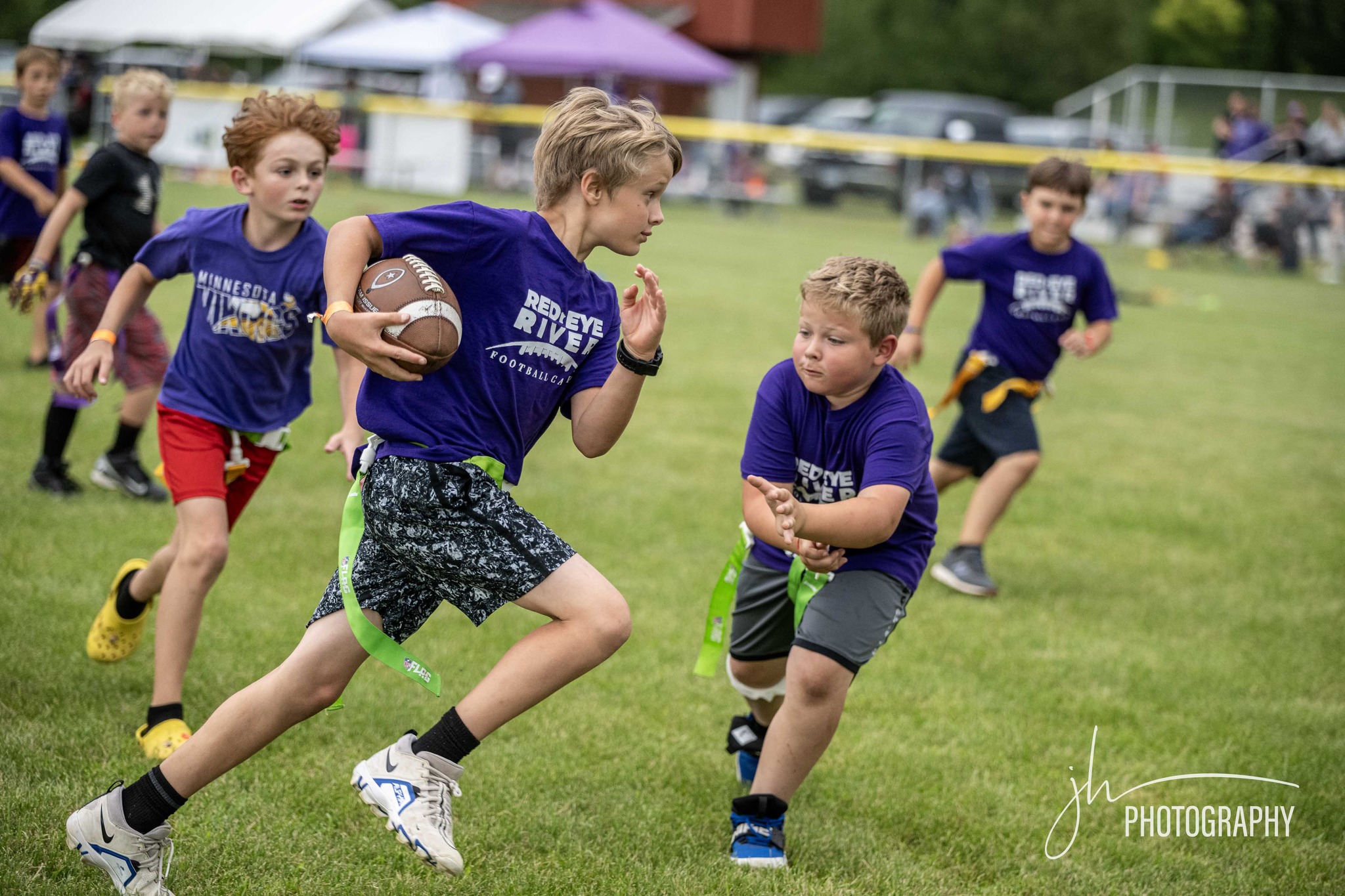 Drill station on the football field