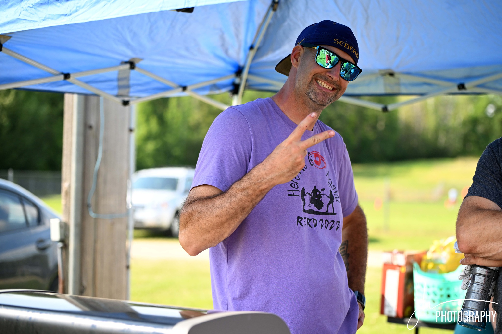 Camp energy and teamwork on the field