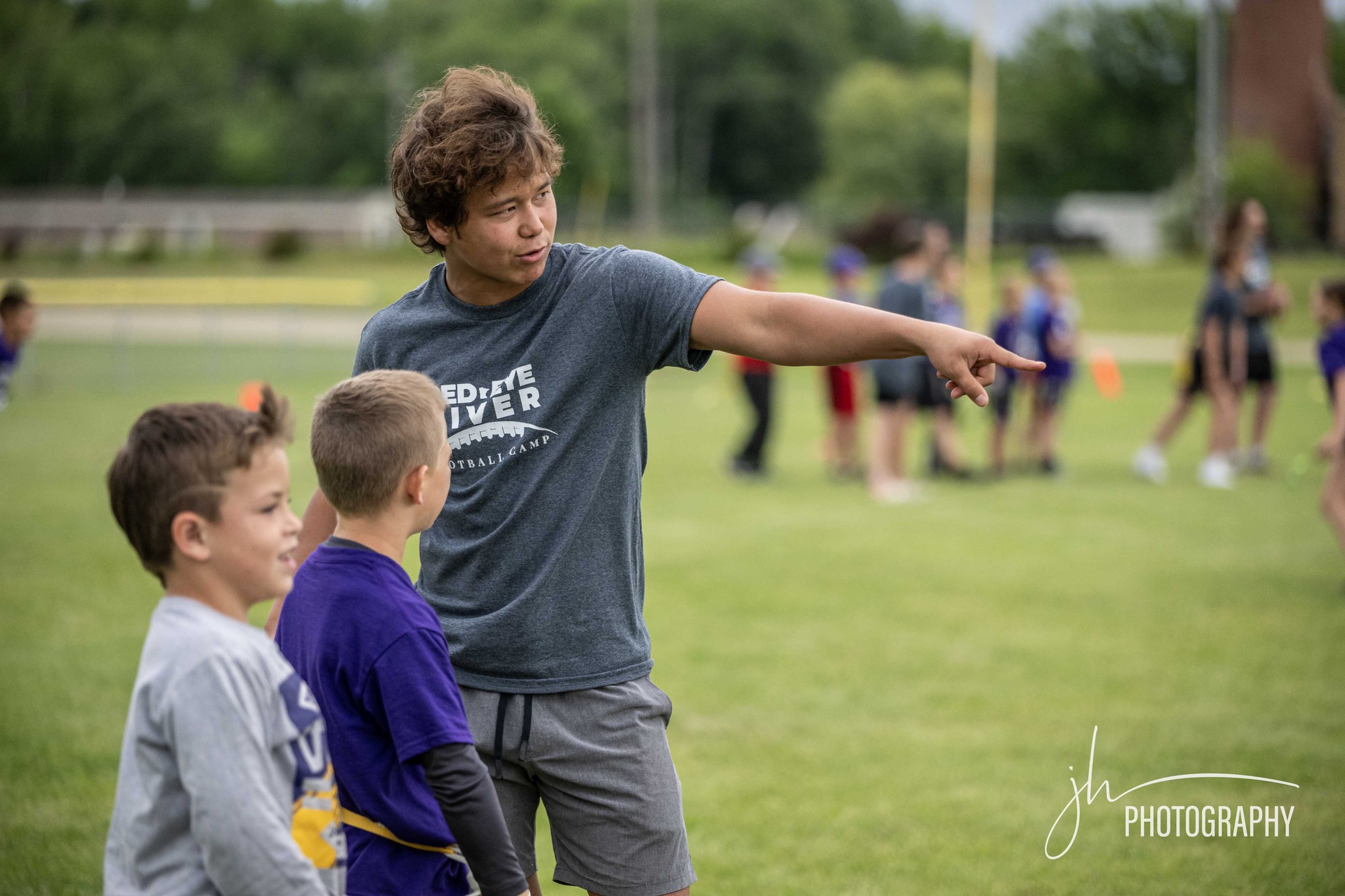 Camp instruction and mentorship moment